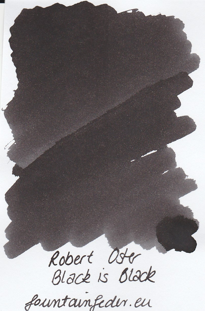 Robert Oster Black is Black Ink Sample 2ml